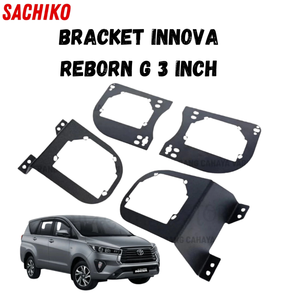 Jual Bracket Mobil Innova Reborn G 3 Inch Besi Baja 2mm Anodized Black ...