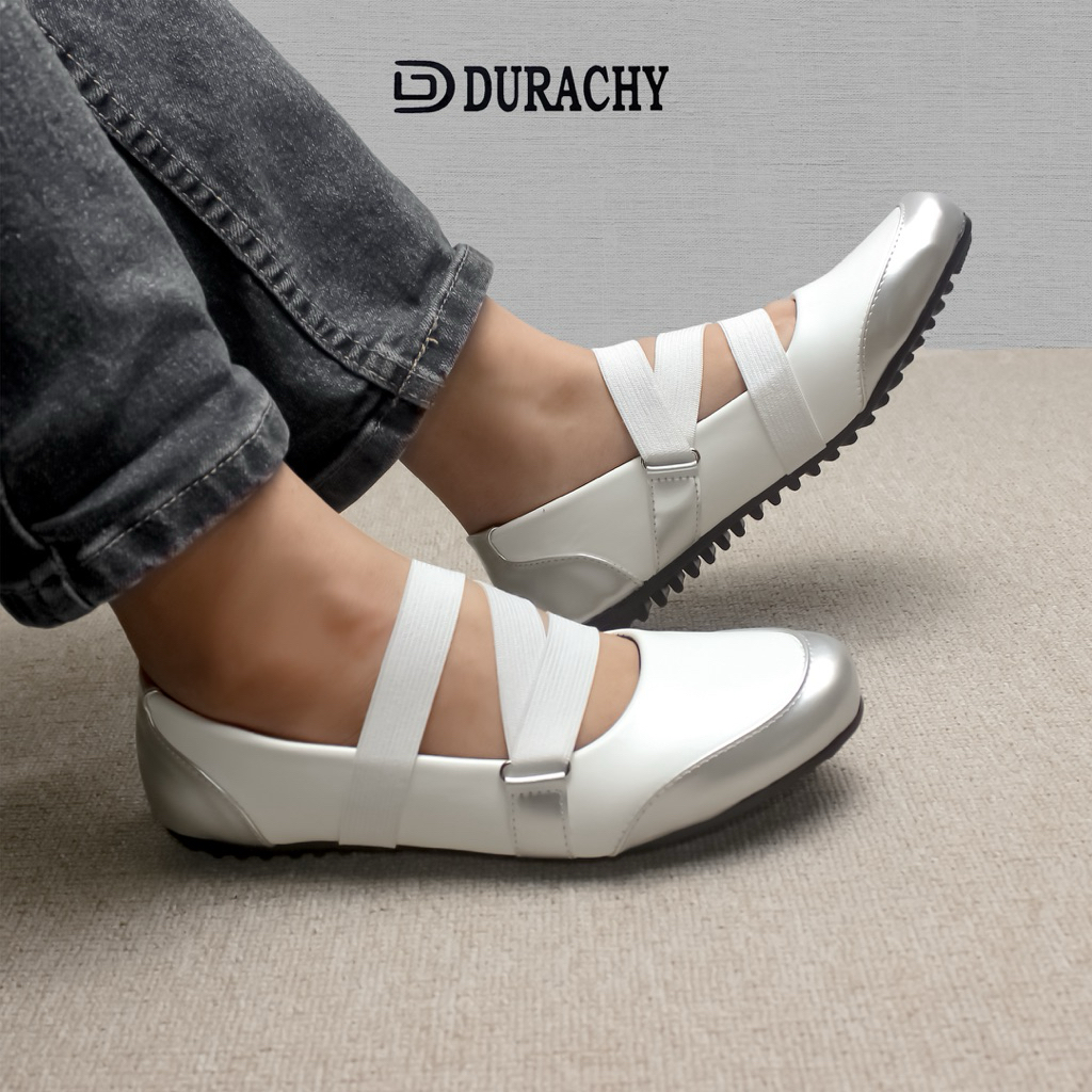 Jual DURACHY Rose Flatshoes Ballerina Sneakers Speedcat Slip On Wanita ...