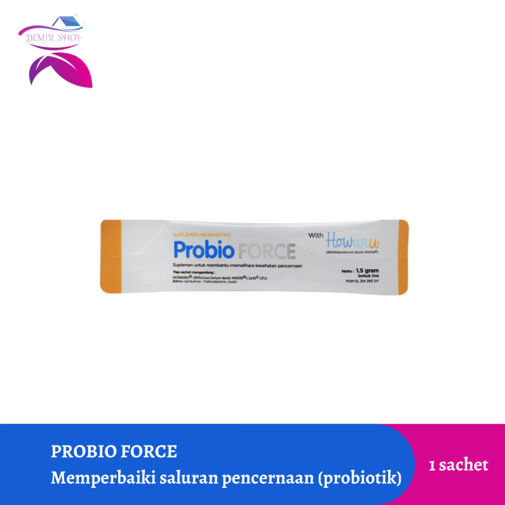 Jual Probio Force with Howaru 1 Sachet / Suplemen Saluran Pencernaan ...