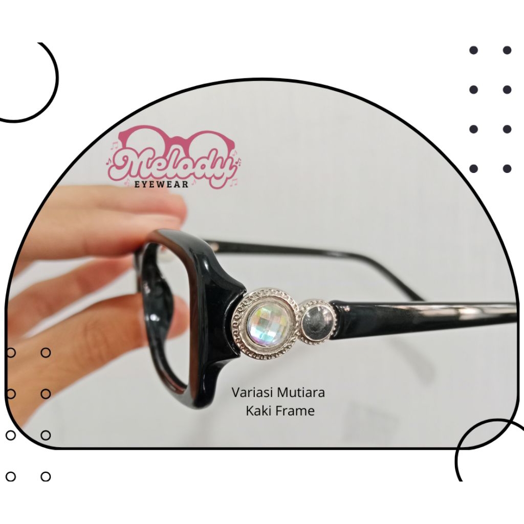 Jual Melody Eyewear Geci3202| Paket Frame & Lensa| Frame Kacamata Tebal ...