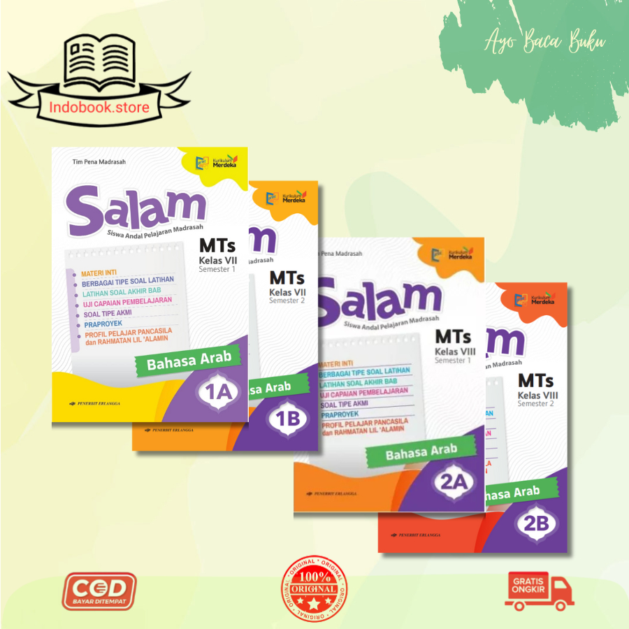 Jual Buku Salam: Bahasa Arab Mts Kelas 7 8 9 - Kurikulum Merdeka ...