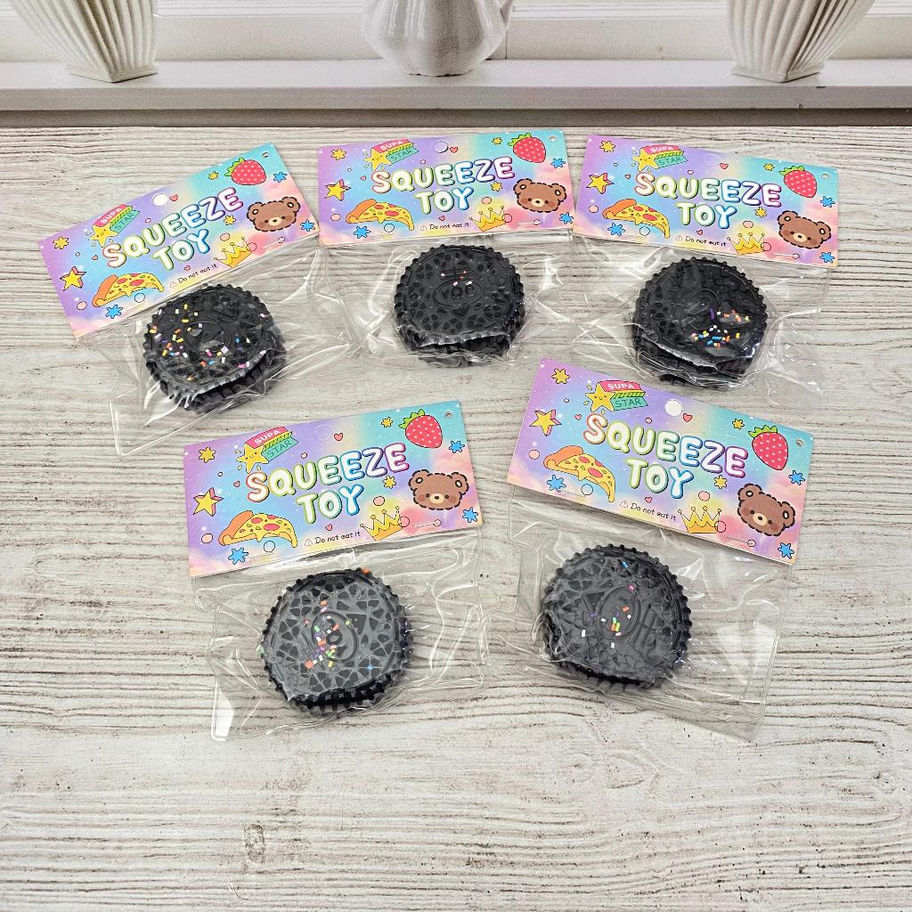 Jual TABA Squishy OREO Cute Lucu Warna Hitam Bahan Karet / Mainan Taba ...