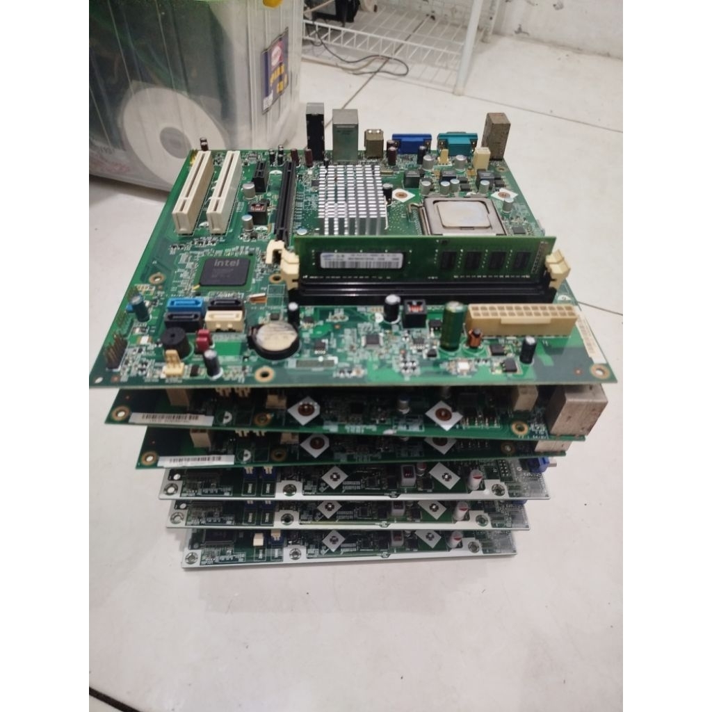 Jual 6 pcs mobo g41 buildup intel dualcore lengkap processor & ram ...