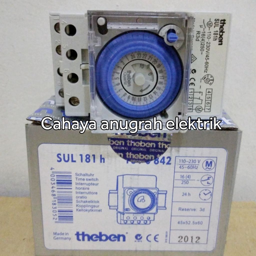Jual TIMER THEBEN SUL 181 H 24 HOURS / TIMER Theben sul 181h sul 1818 h ...