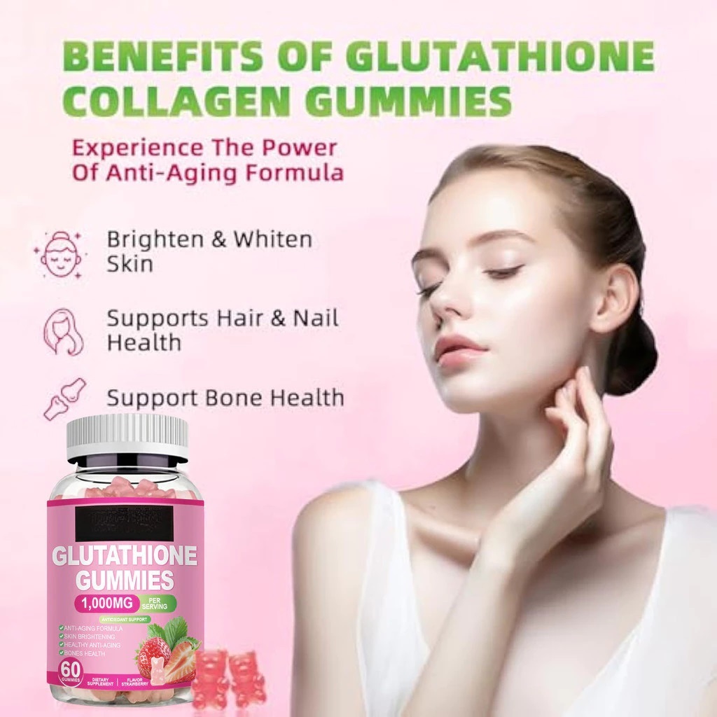 Jual KIRKLAND 60pcs Glutathione Collagen Supplement for Antioxidant  Support, Skin Brightening, immune enhancement Anti Aging Gummies -  Multivitamin | Shopee Indonesia