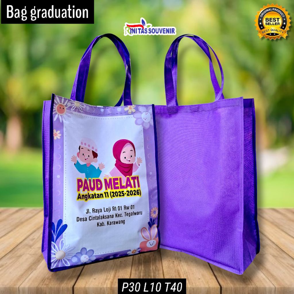 Jual SOUVENIR GOODIE BAG GRADUATION/PERPISAHAN TAS PERPISAHAN SEKOLAH ...