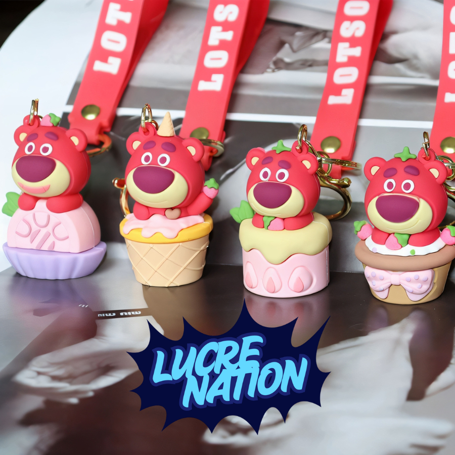 Jual Gantungan Kunci Keychain Lotso Toy Story Key Chain Gantungan Mobil ...