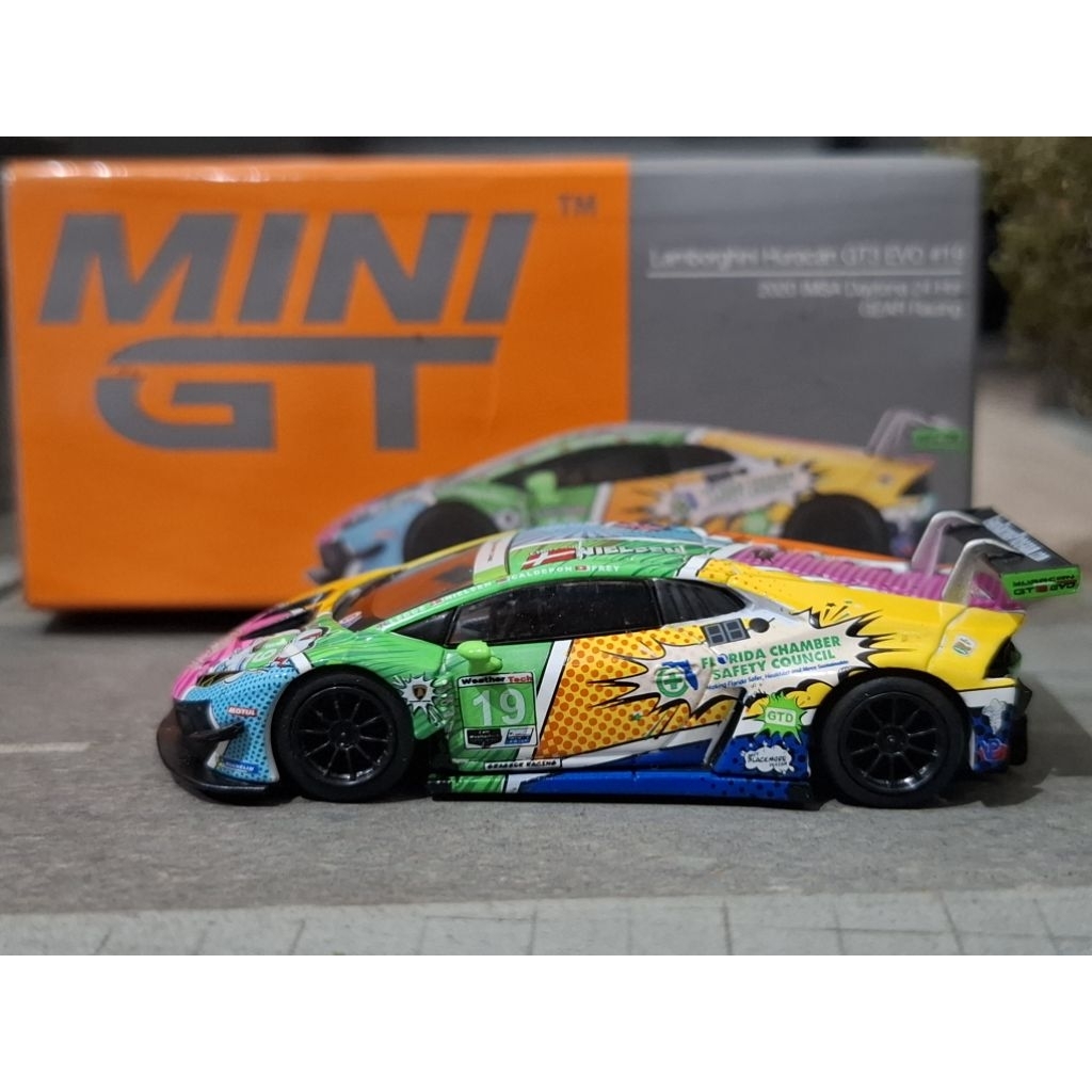 Jual Mini GT 552 Lamborghini Huracan GT3 Evo 2020 IMSA Daytona Gear ...