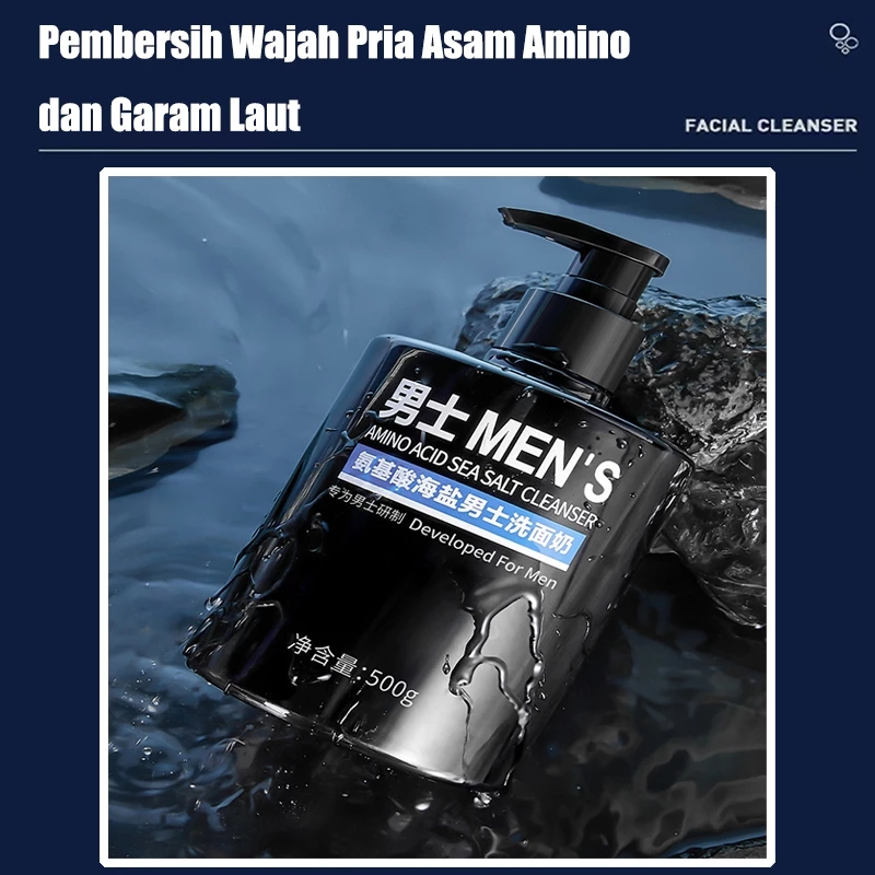 Justin Markus Asam Amino Pembersih Wajah Pria foto 3