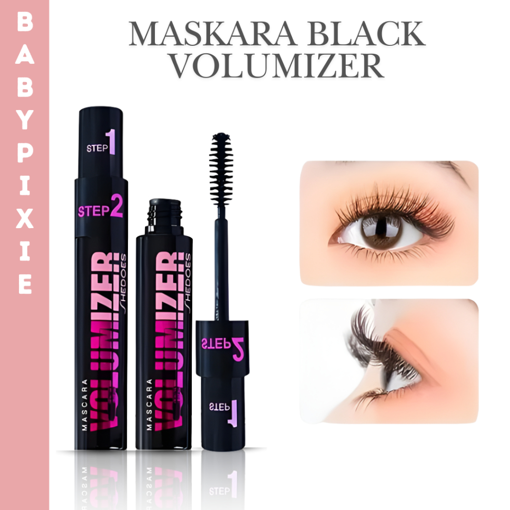 Jual Maskara Volumizer Double Head Lentik Maskara Waterproof Natural ...