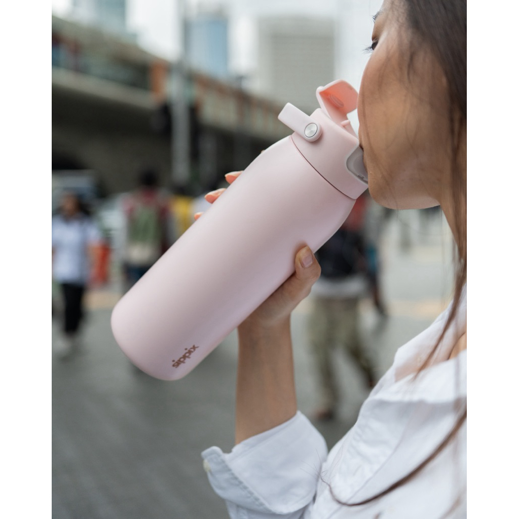 Jual SIPPIX SIPPY ROSE Water Bottle Stainless 945mL Thermos Cup Vacuum ...