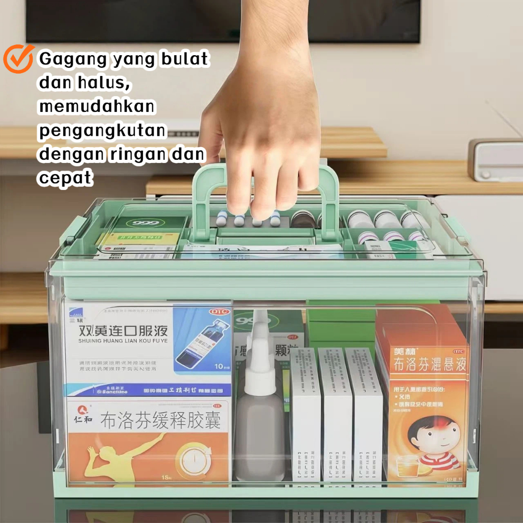 Jual Kotak Obat Plastik Serbaguna Kotak P3K Multifungsi Kotak Alat Tool ...