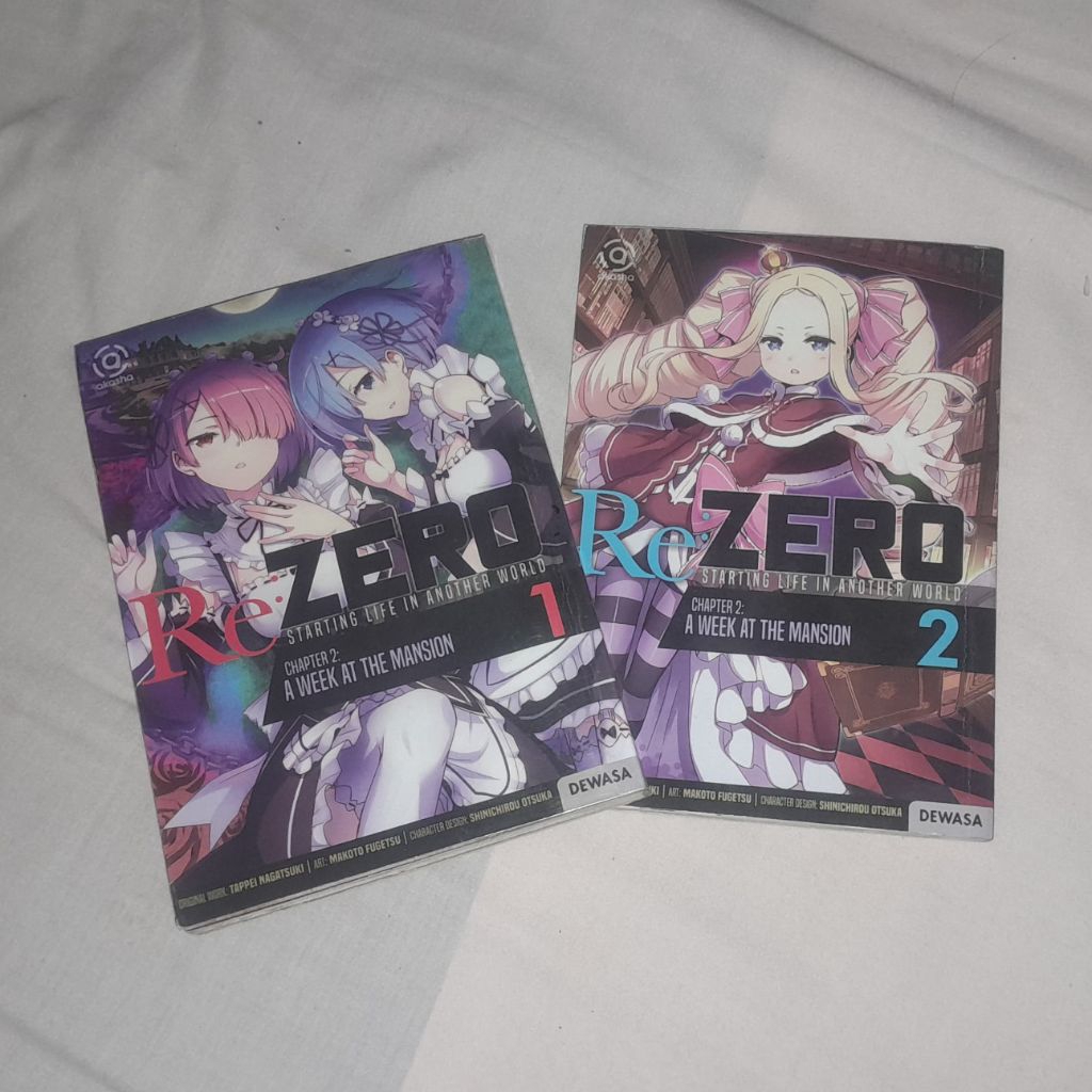 Jual Komik Manga Re: Zero Chapter 2: A Week In The Mansion Vol 1 & 2 ...