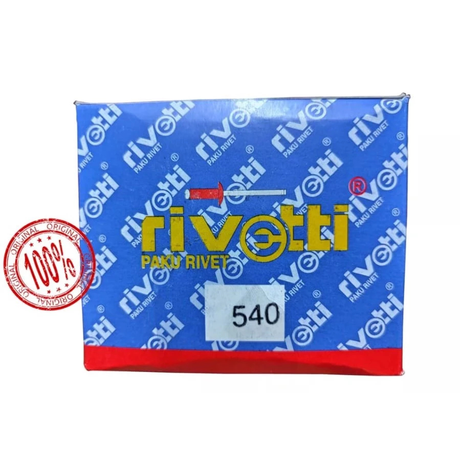 Jual RIVETTI Ukuran 540 (4 x 11 mm) Paku Rivet 1 Kotak Isi 1000pcs/1000 ...