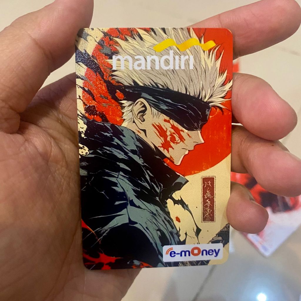 Jual SATORU GOJO Flazz BCA eMoney Mandiri e-Money Custom Original ...