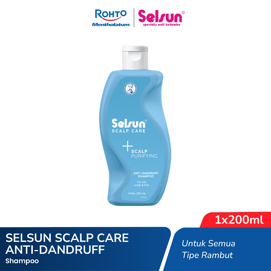 Jual Selsun Scalp Care Scalp Purifying Anti-Dandruff Shampoo 200 ml ...