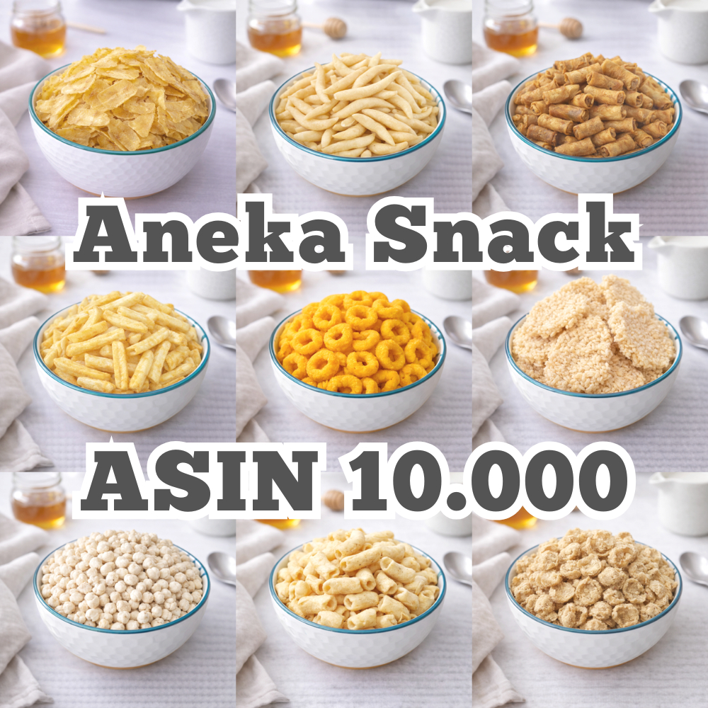 Jual [DELISH SNACKS] Aneka Snack Asin Serba 10.000 / Cemilan Camilan ...