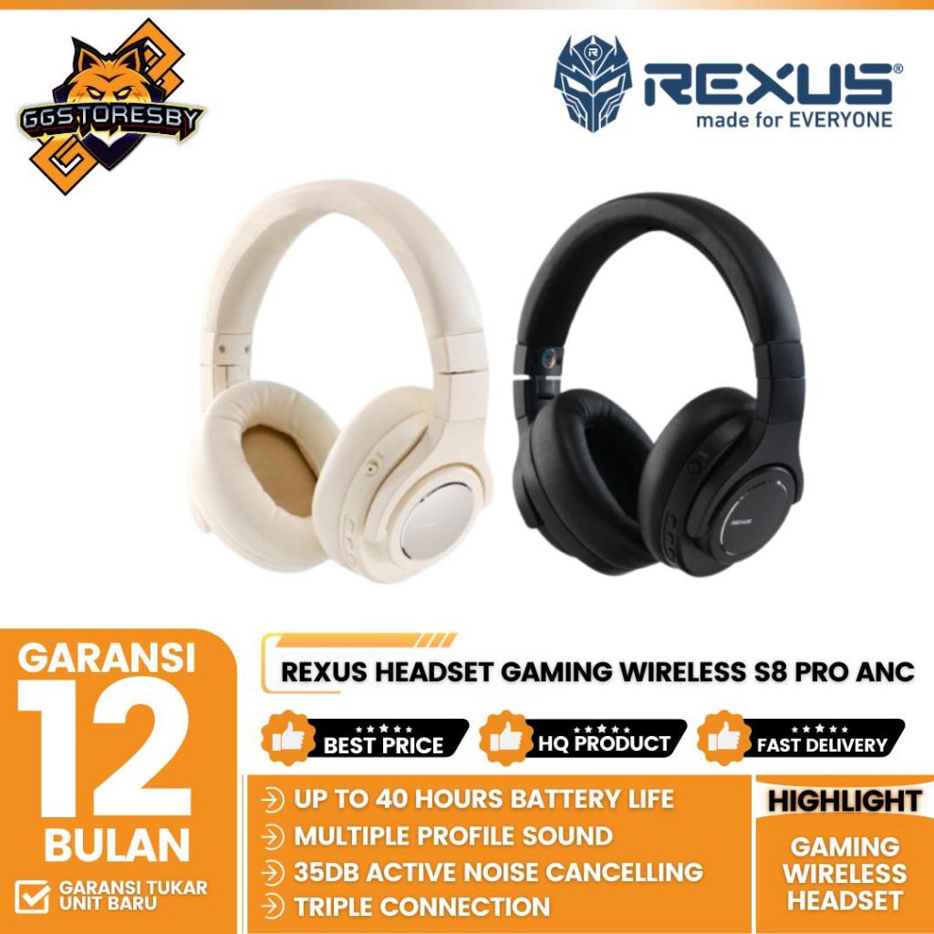 Jual Rexus Headset Gaming Wireless S8 Pro With ANC | Shopee Indonesia