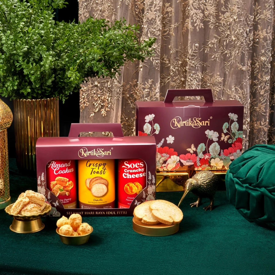Isi paket hampers Kartika Sari CAN Lebaran 2026 terbaru harga murah
