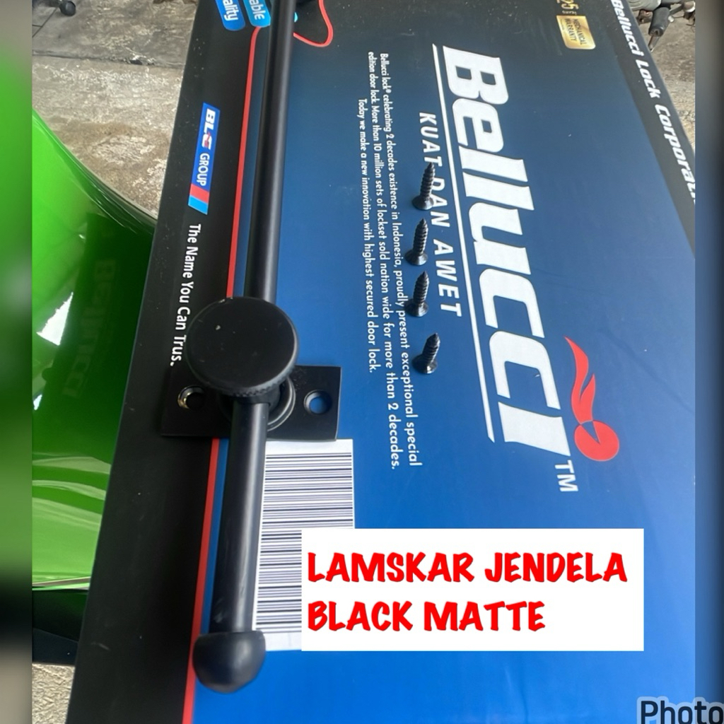 Jual lamskar penahan jendela hitam BELLUCI lamskar jendela hitam black ...
