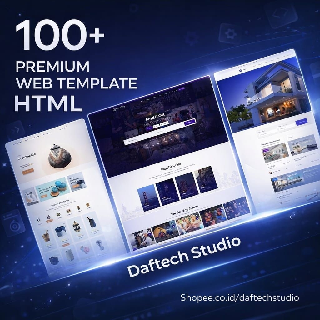 100++ Web Template HTML premium