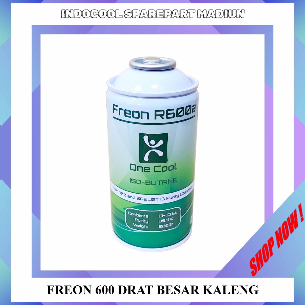 Jual R600E FREON KULKAS KALENG / FREON 600 DRAT BESAR (PENGIRIMAN PULAU ...