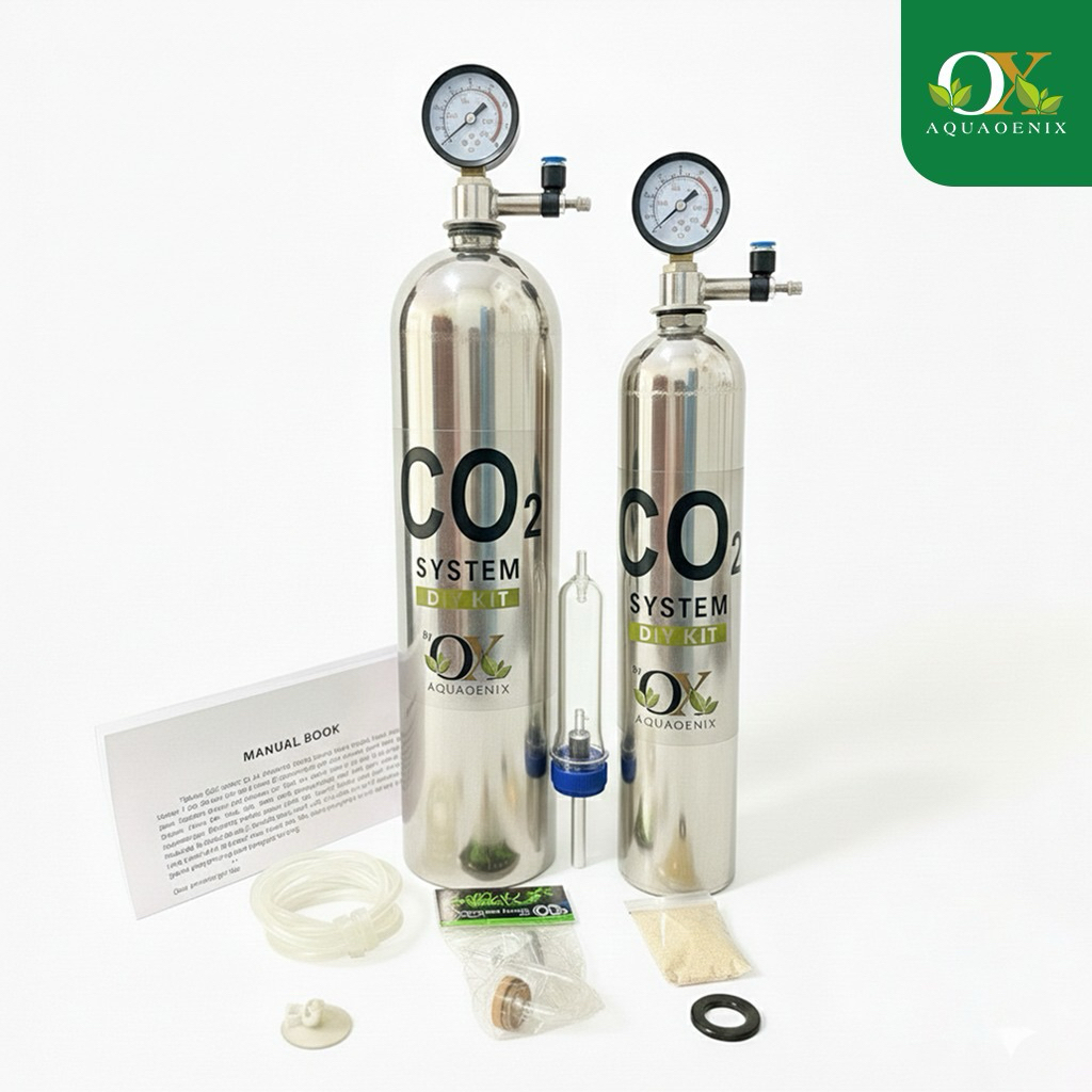 Jual Tabung co2 aquascape stainless steel DIY | tabung co2 cisod ...