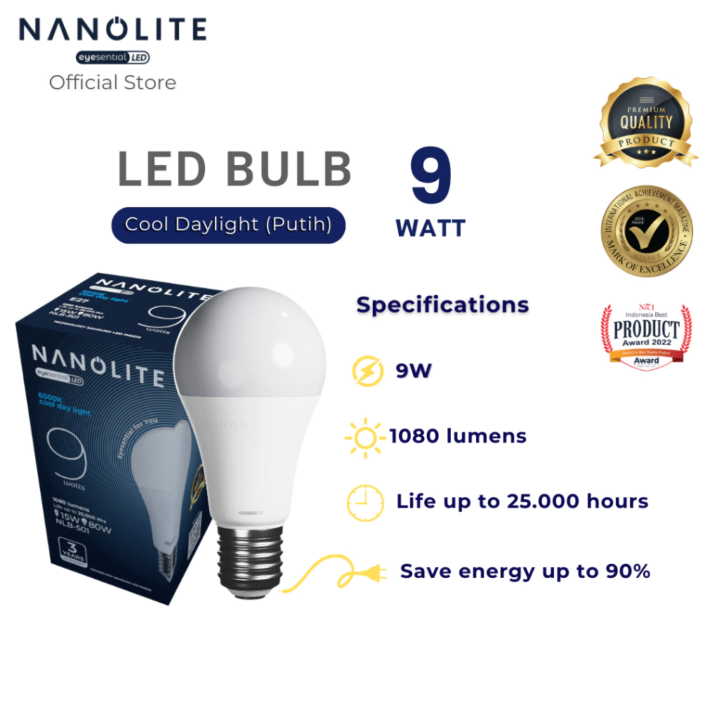 bohlam led lampu nanolite