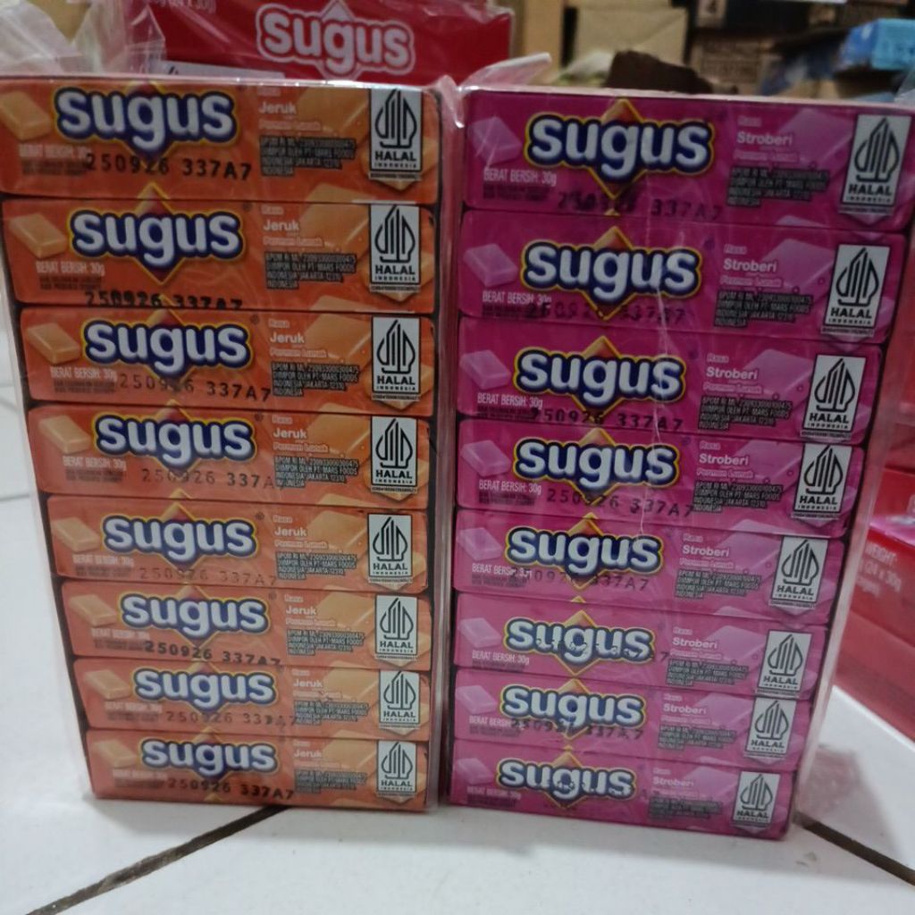 Jual Sugus Chewy Candy 1 pack 24pcs (720g) | Shopee Indonesia