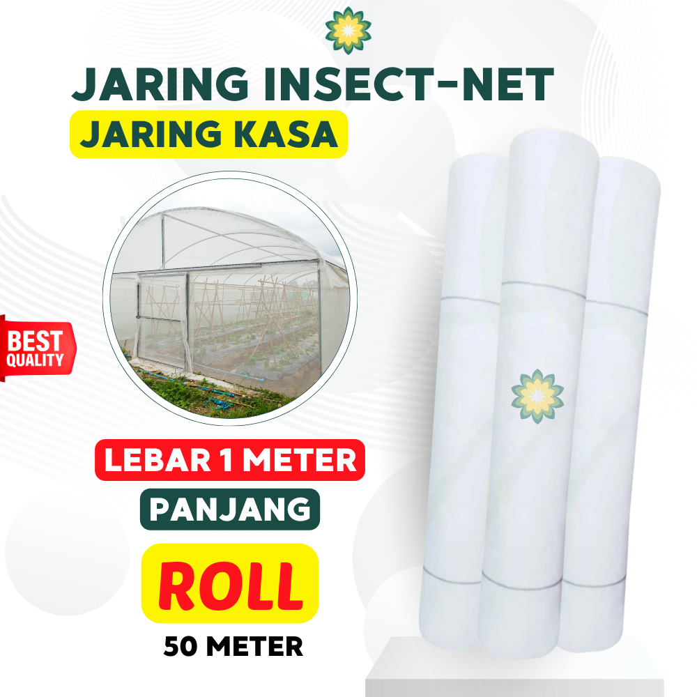 Jual Jaring Insect-Net Putih | Lebar 1 Meter | Jaring Kelambu | Roll 50 ...