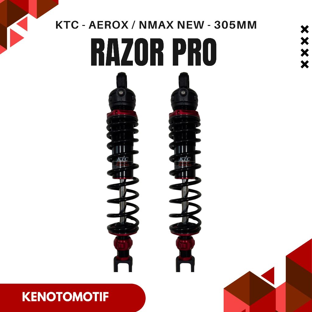 Jual KTC SHOCK BREAKER RAZOR PRO YAMAHA AEROX - NMAX NEW 305MM - KTC ...