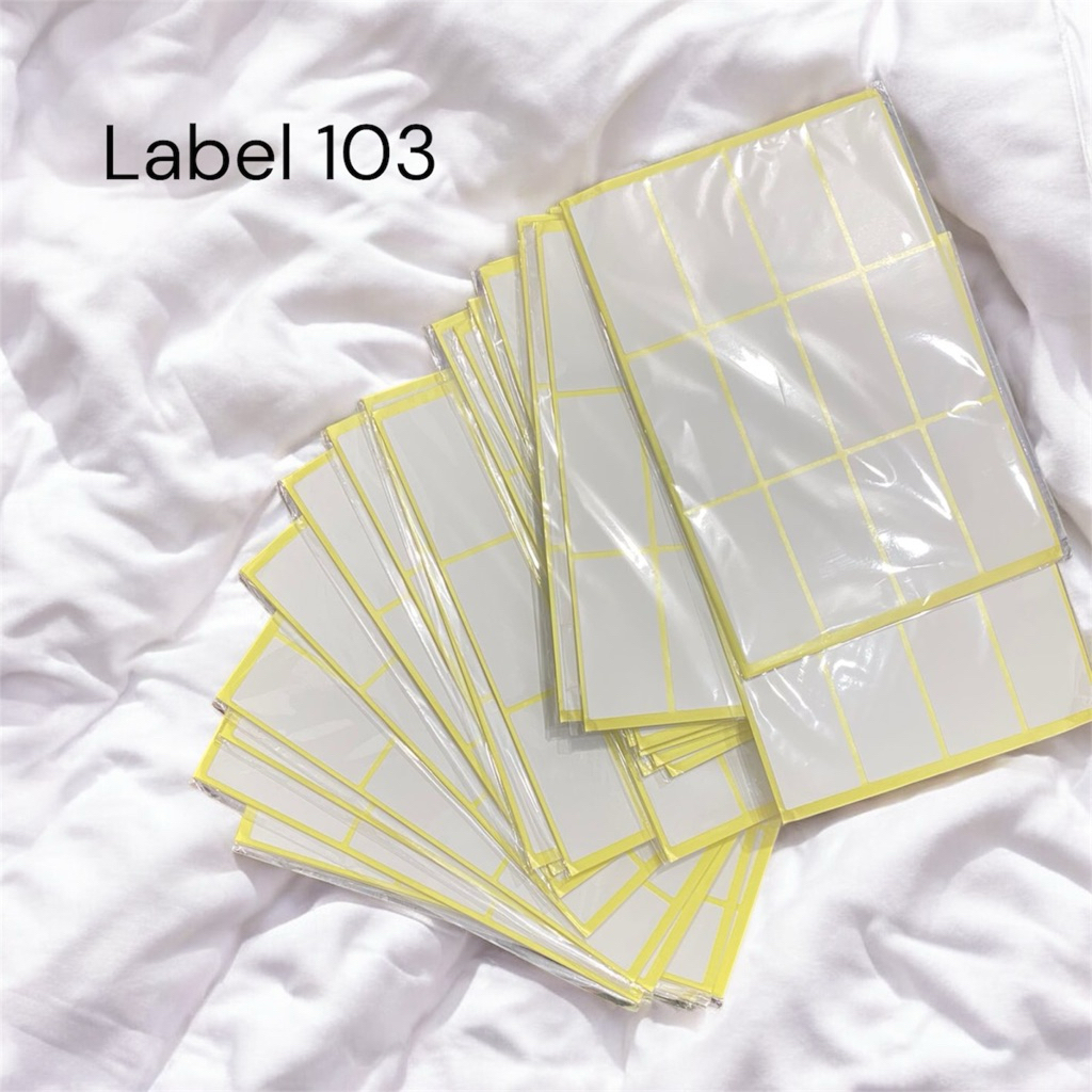 Jual Ukuran Label 103 Terlengkap & Harga Terbaru Juli 2026 | Shopee ...