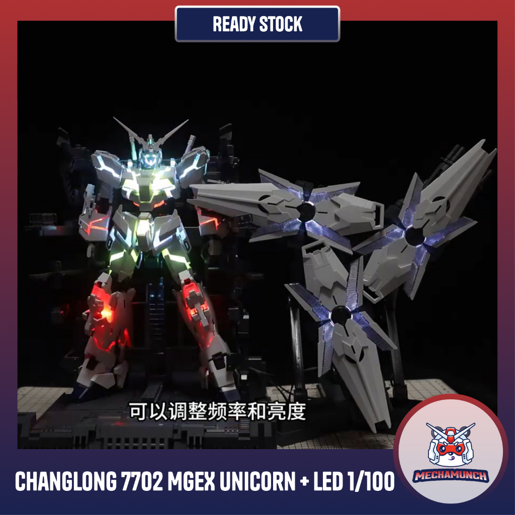 Jual Changlong Model MGEX Unicorn with RGB LED Model Kit 1/100 | Shopee ...