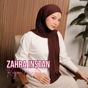 LINDAHIJAB Zahra Instan Jilbab Oval Inner Bahan Rayon Bamboo Adem Ringan