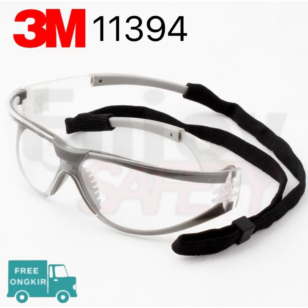 Jual 3M 11394 Kaca Mata Safety Glasses Virtua Plus Clear Anti-Fog Lens ...