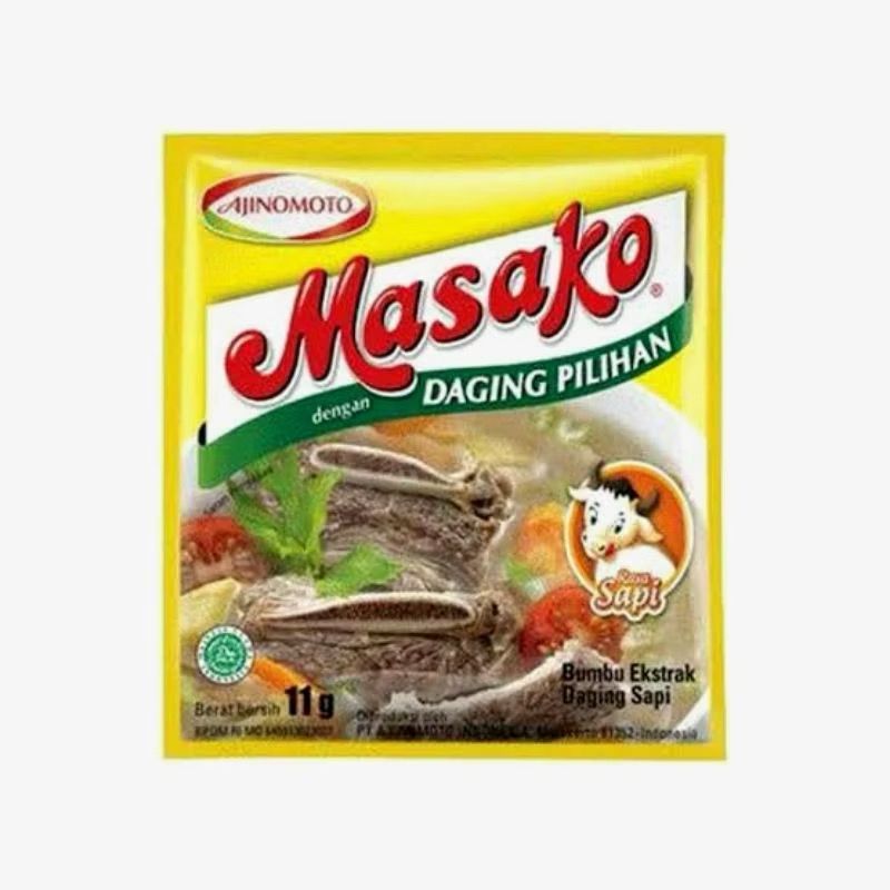 Jual 12 Renceng Masako Penyedap Rasa Sapi dengan Teknologi Higienis ...