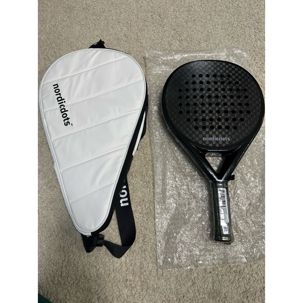 Jual racket padel nordicdots pro series Black (rough surface) minor ...