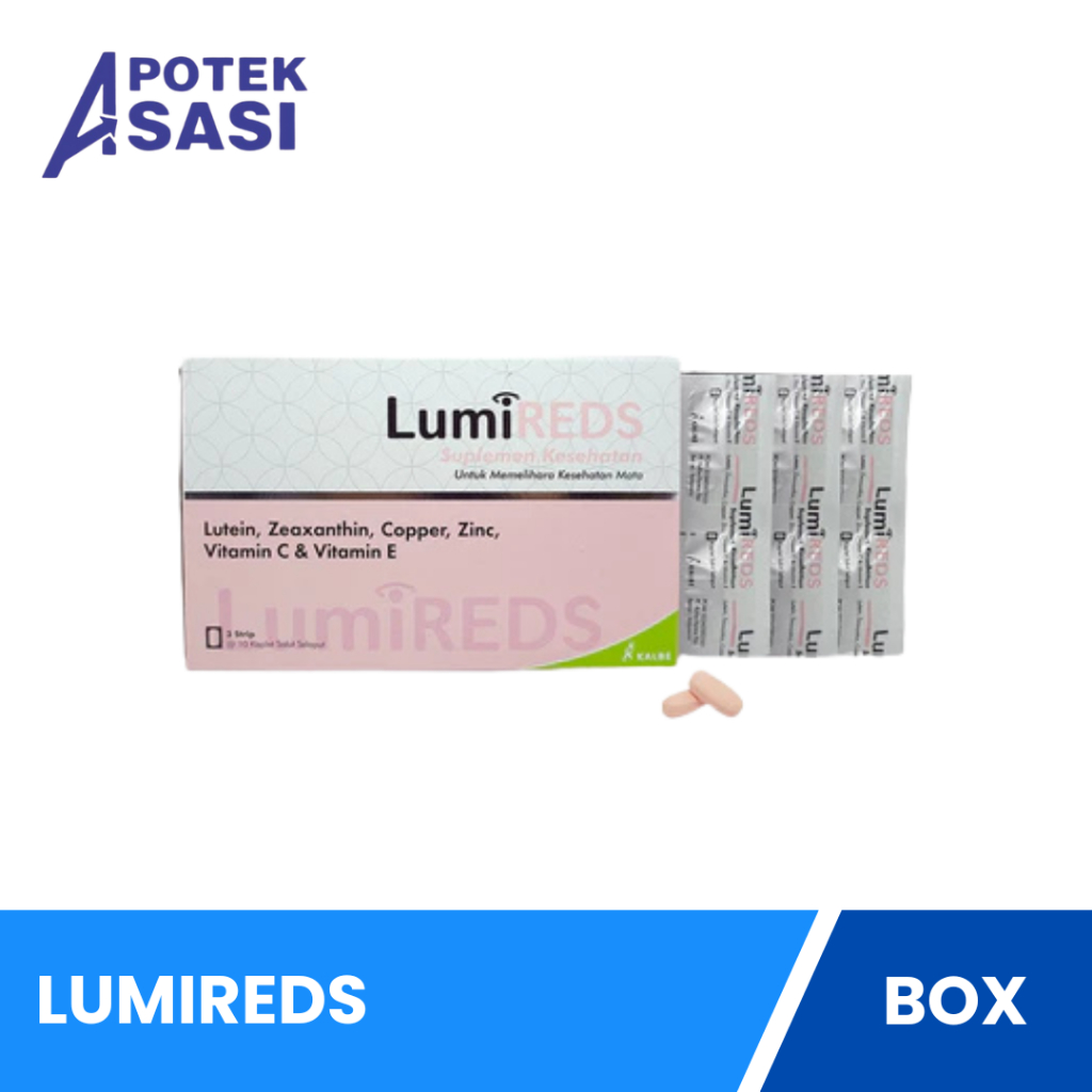 Lumireds Box Isi 30 Kapsul - Vitamin Mata Sehat