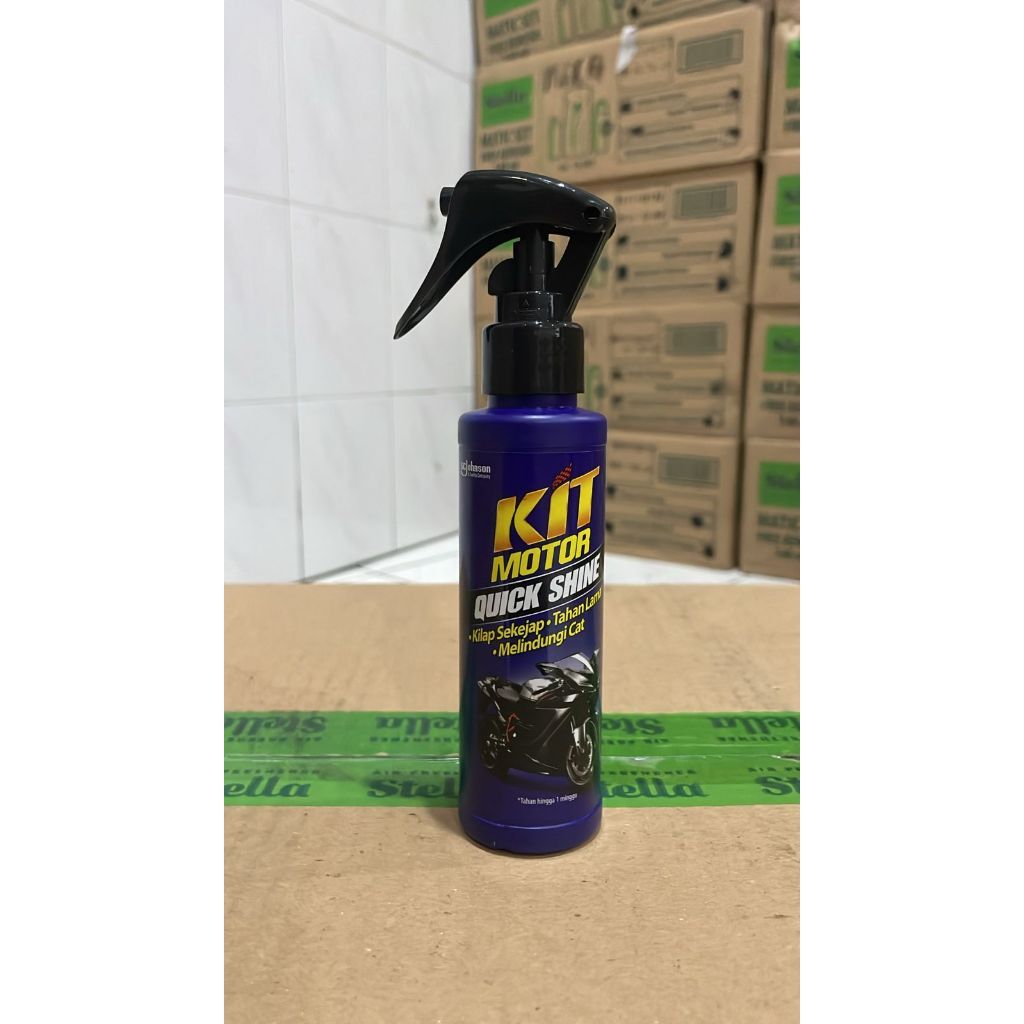 Jual KIT MOTOR QUICK SHINE BOTOL DAN REFILL SPRAY 100ML PENGKILAP CAT ...