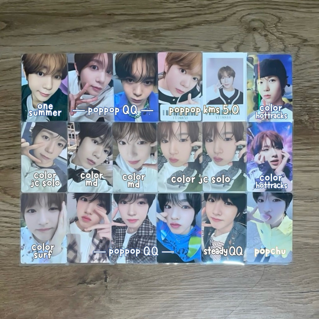 Jual photocard pc mct wish ryo sakuya official one summer md poppop QQ ...