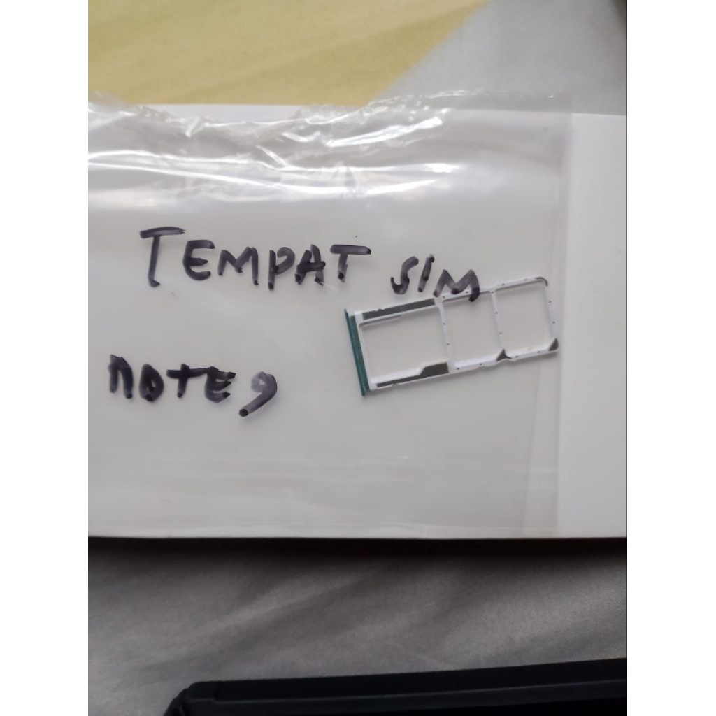 Jual tempat sim card redmi not 9 / slot kartu sim redmi note 9 orginal ...