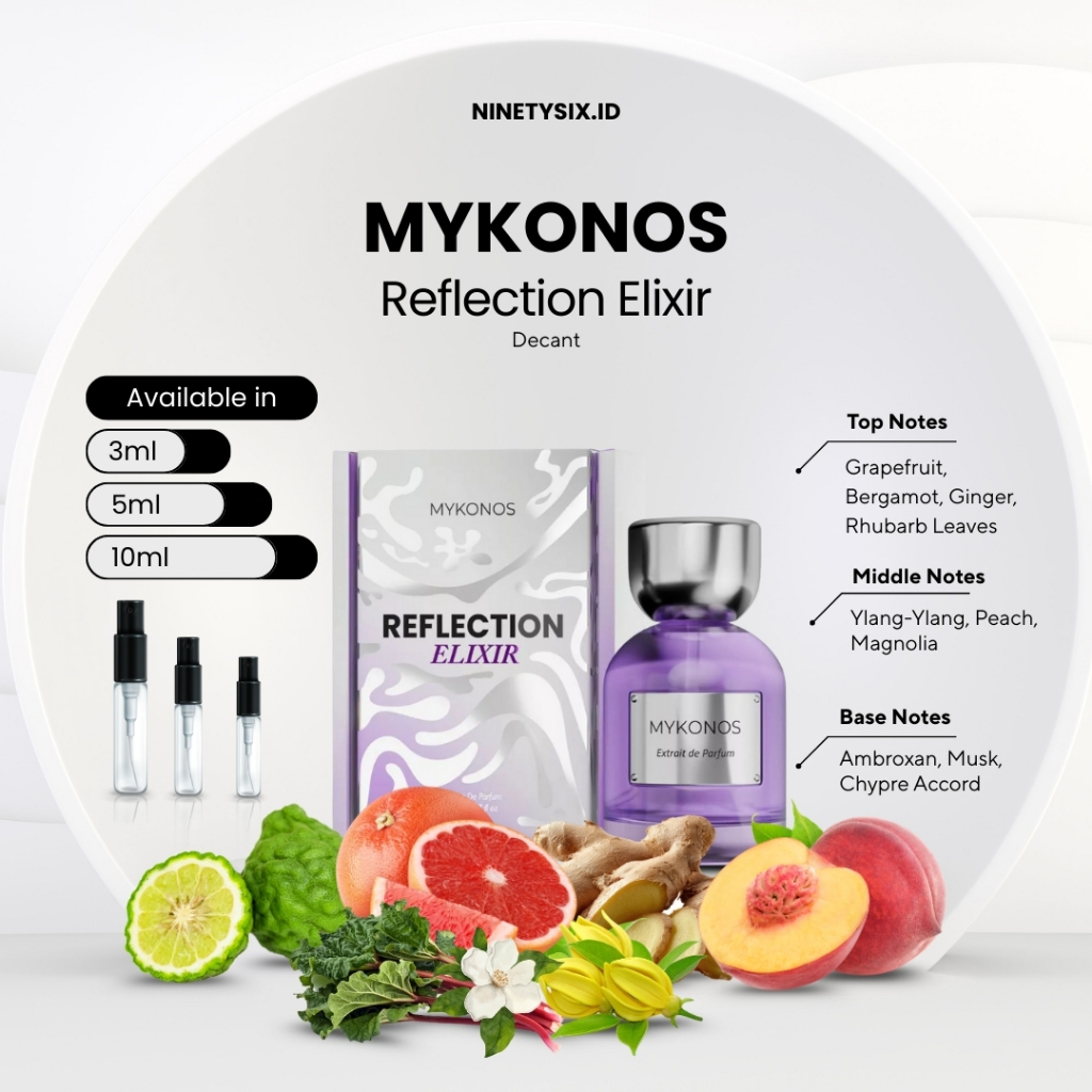 Jual Decant Mykonos Reflection Elixir Extrait de Parfum 3ml 5ml 10ml ...