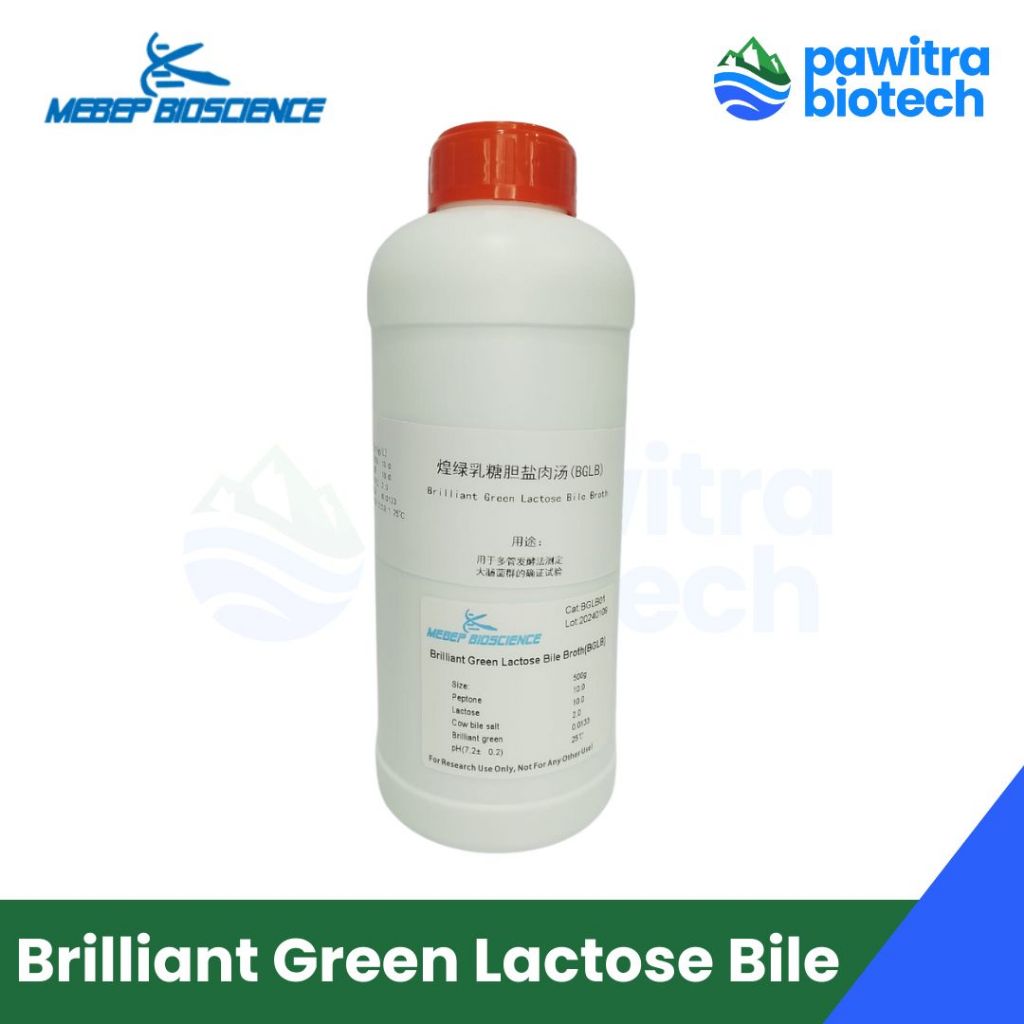 Jual Brilliant Green Lactose Bile (BGLB) Broth Media Mikrobiologi Pro ...