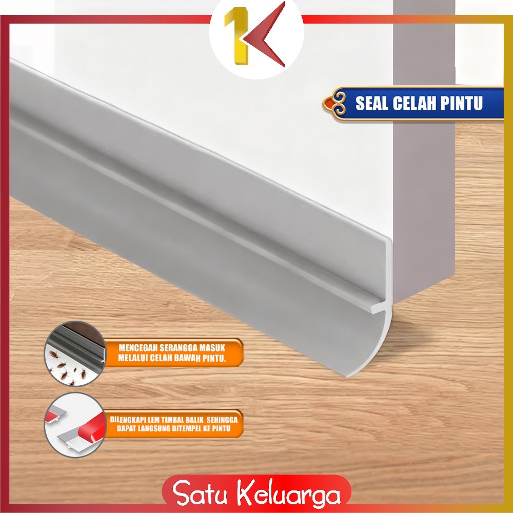 SK-C1505 Penutup Celah Bawah Pintu Door Bottom Seal Minimalis / Penghalang Debu Angin Serangga Rumah Anti Rayap
