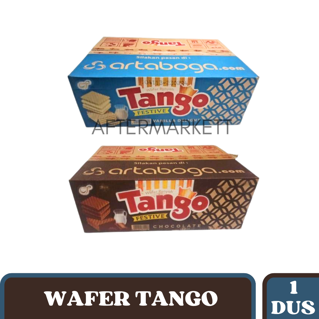Jual Tango Wafer 100g 1 Dus 24 Pcs - Rasa Vanilla Cokelat, Cemilan ...