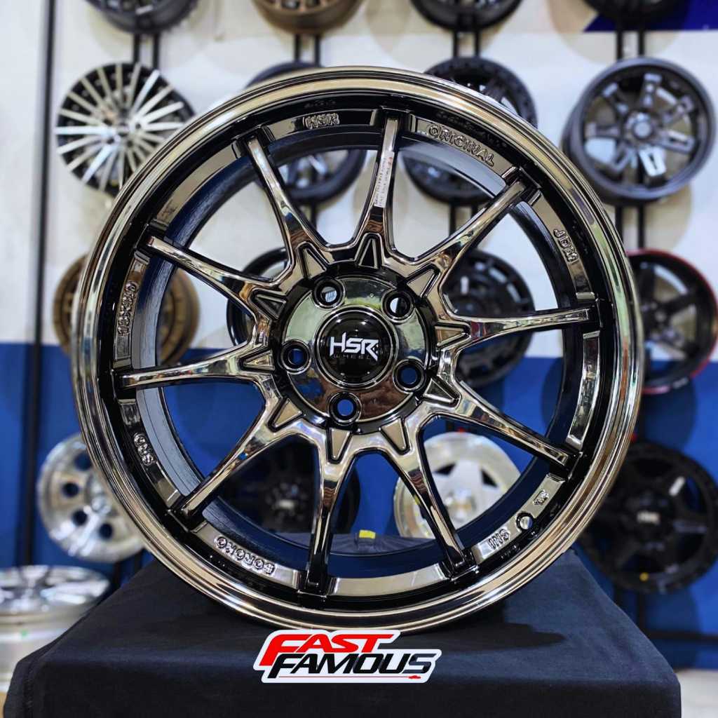 Jual Velg Racing R17 Black Chrome HSR Boroko SRD Cocok Buat Apv Innova ...