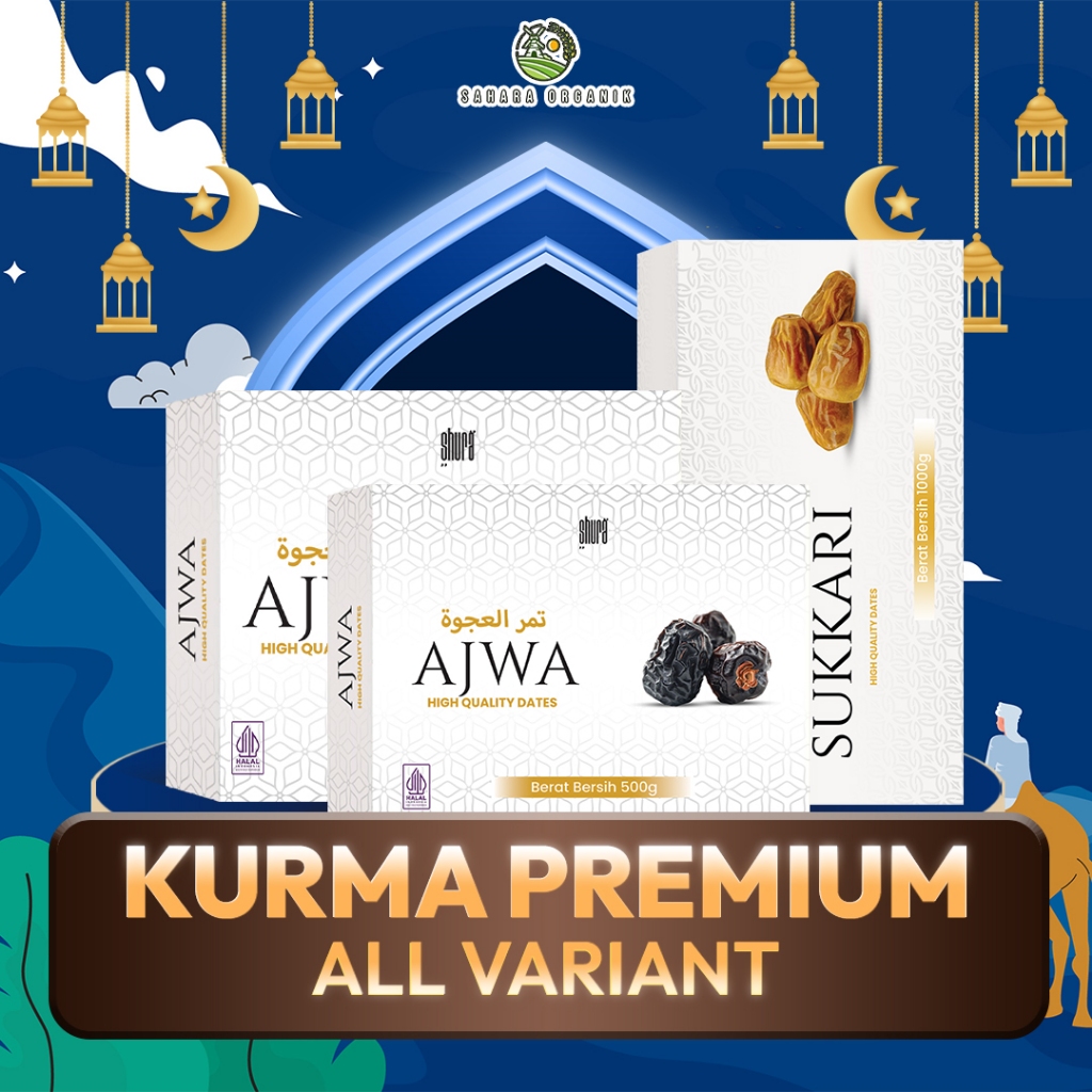 Jual Shura Kurma Sukari Kurma Ajwa 500gr 1kg Kurma Premium Manis Lembut ...