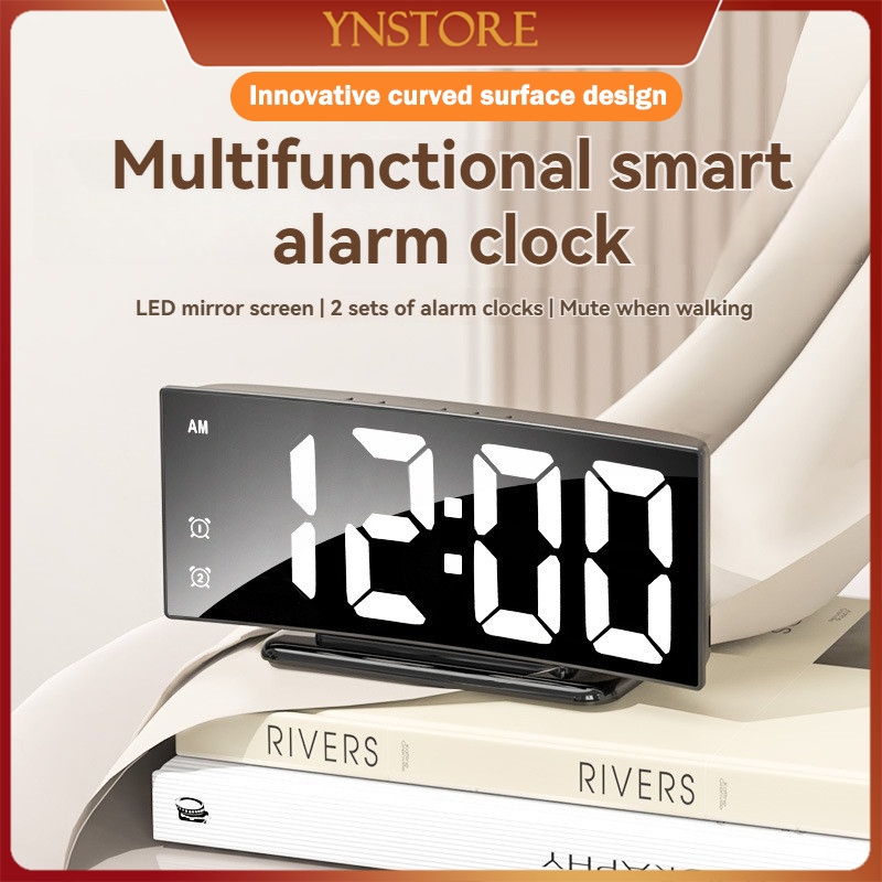 Jual SZ-836 Jam Meja Digital Alarm Clock Mirror - Jam Meja Desain ...