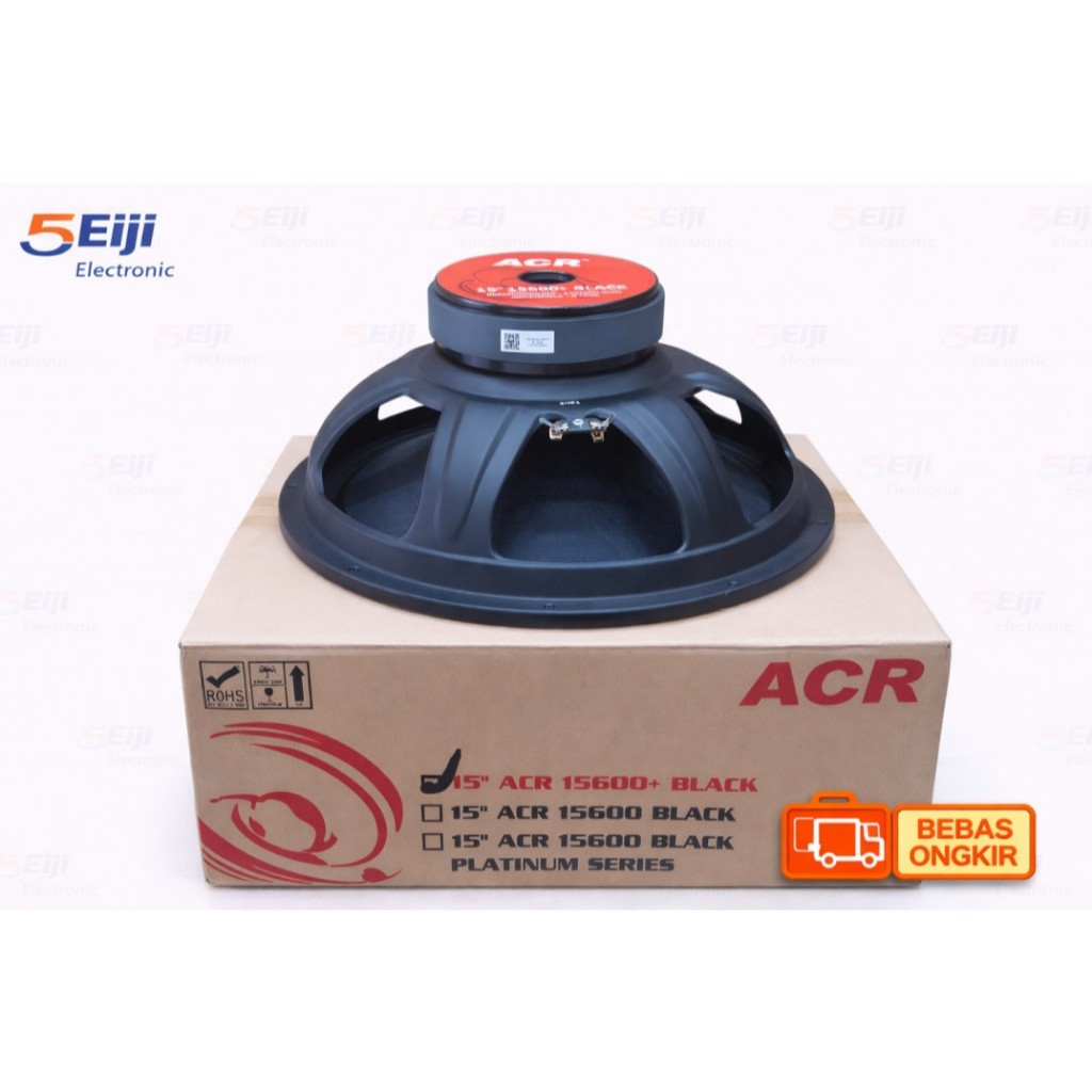 Jual Speaker 15 inch ACR 15600 Black 500 Watt - Komponen Spiker 15