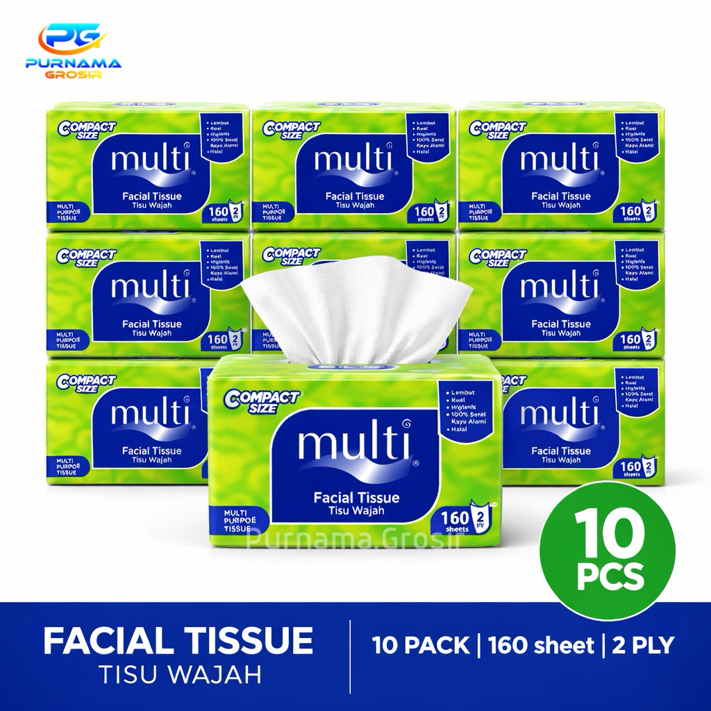 Jual Tisu Multi 10 Pack 160 Sheet Facial Tissue | Shopee Indonesia